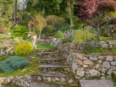 A Stone Hillside Garden