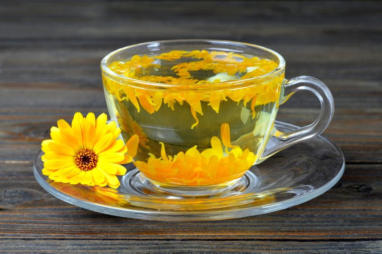 Growing Calendula For Tea: How To Use Tea Made From Calendula Flowers