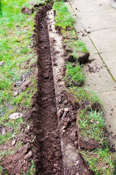 Building A French Drain In The Landscape, Landscape Trench Drain Systems