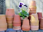 Stacks Of Ceramic Pots