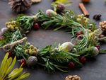 DIY Christmas Herb Wreath