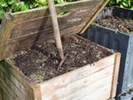 Compost Bins Full Of Soil