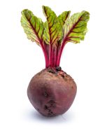 A Beet Re-Growing From The Top Of The Vegetable