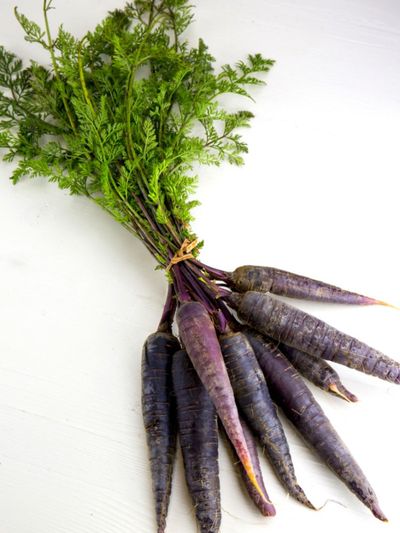 Bunch Of Purple Carrots