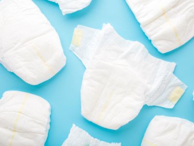 White Diapers To Compost At Home
