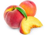 Sliced And Whole Earligrande Peaches