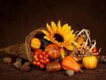 Thanksgiving Centerpiece Of Fall Harvest Decor
