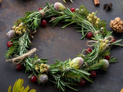 DIY Dried Herb Wreath